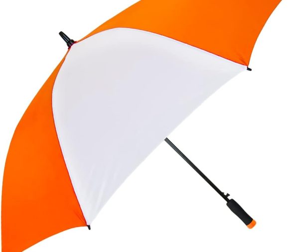 The Ultra Value 58" Large Oversize Automatic Open Windproof Golf Umbrella, Strong Fiberglass Oversize Golf Umbrella with Two Tone Foam Handle, Heavy Duty Umbrella for Men & Women