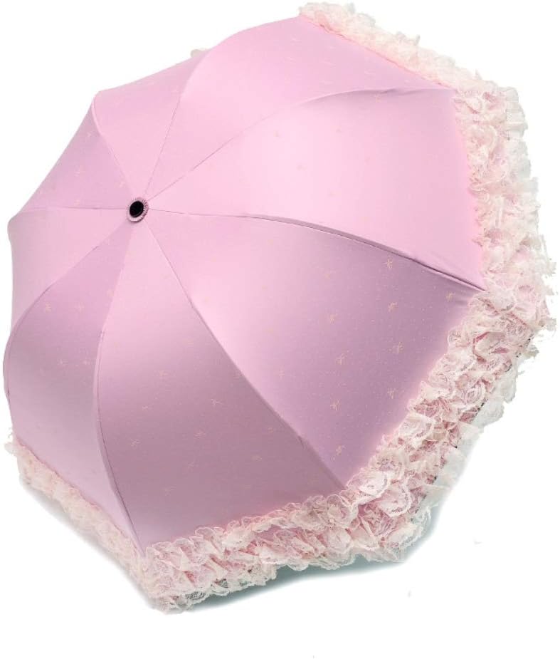 Princess Lace Parasol Folding Sunny and Rainy Dration Umbrella