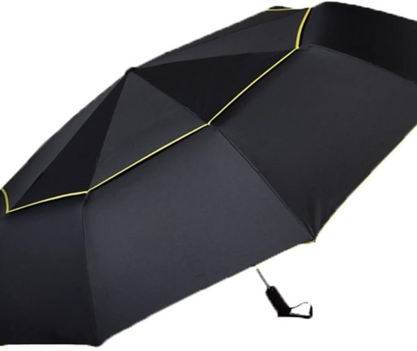 Umbrellas 120CM Automatic Double Big Umbrella Rain Women 3Folding Wind Resistant Large Umbrella Men Family Travel Business Car Umbrellas
