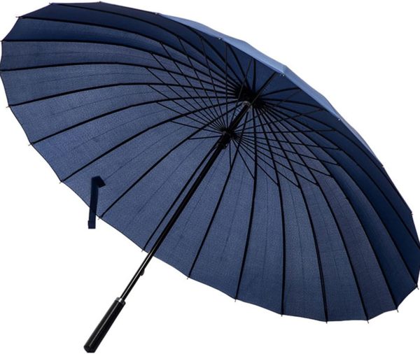 Umbrella for Rain Fashion Large Size 24 Ribs Long Handle Straight Anti-UV Sun Windproof Stick Umbrella