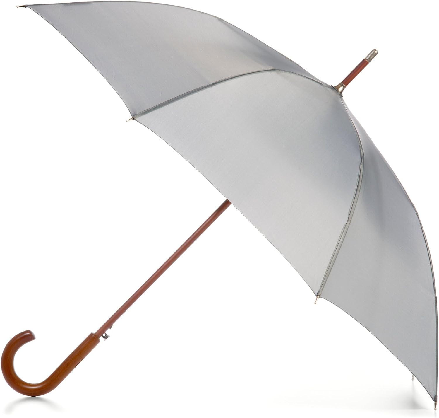 Auto Open Umbrella Classic Wooden J Stick Handle with Easy Grip - Windproof, Rainproof and Durable y Design – Versatile Travel, Perfect for Rainy Days