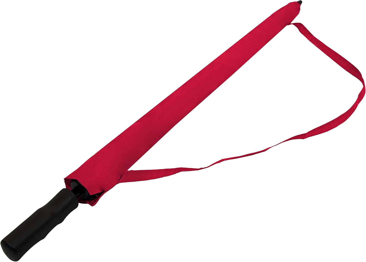 The Vented Tornado 64" Large Oversize Windproof Automatic Open Golf Umbrella, Heavy Duty Thick Fiberglass Ribs Waterproof Wind Vent Portable 2 Person Golf Umbrella for Men and Women - Navy Blue - Image 2